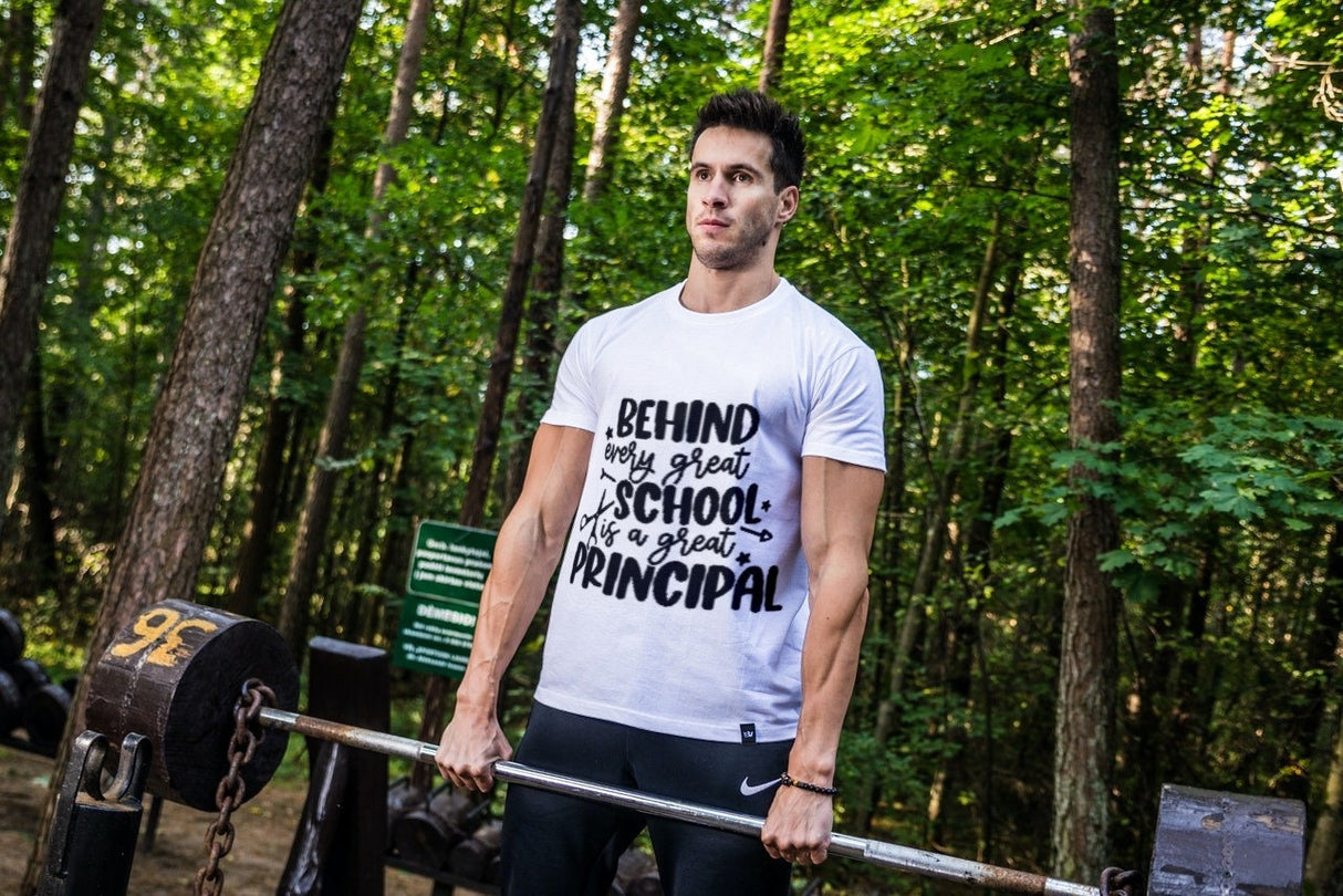 Behind Every Great School Is a great Principal SVG Cut File