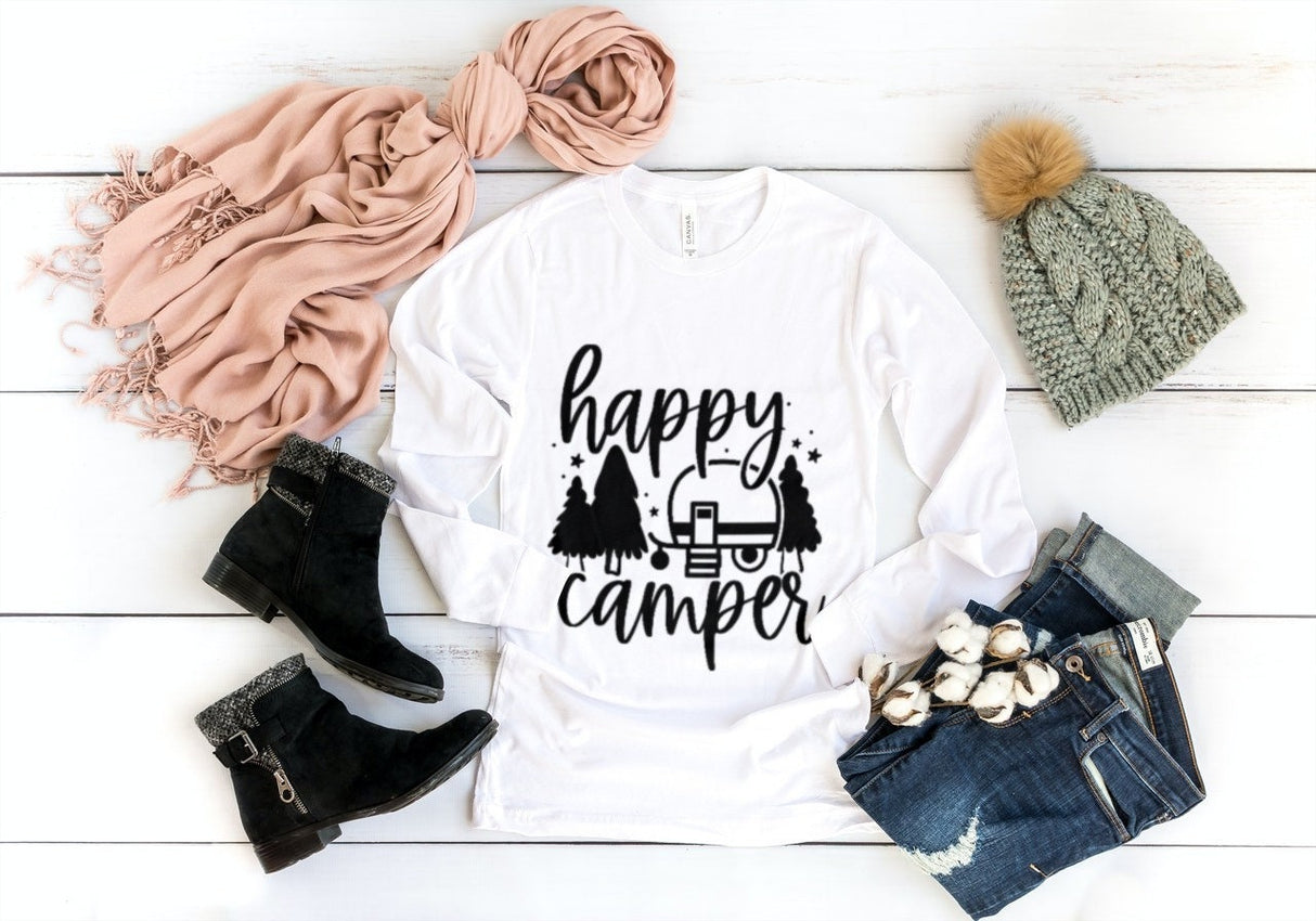Happy Camper SVG Cut File