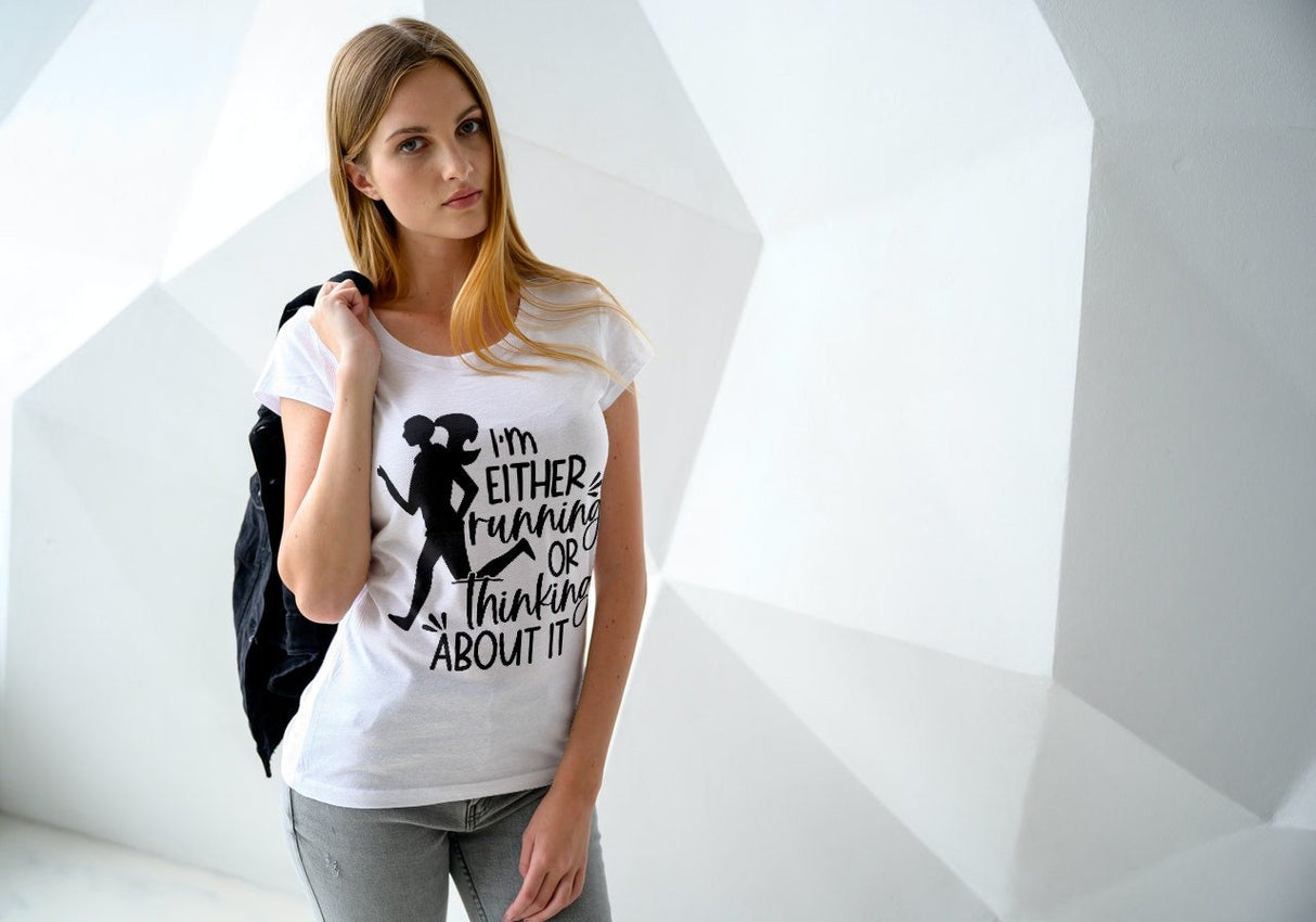 I'm Either Running or Thinking About it SVG Cut File