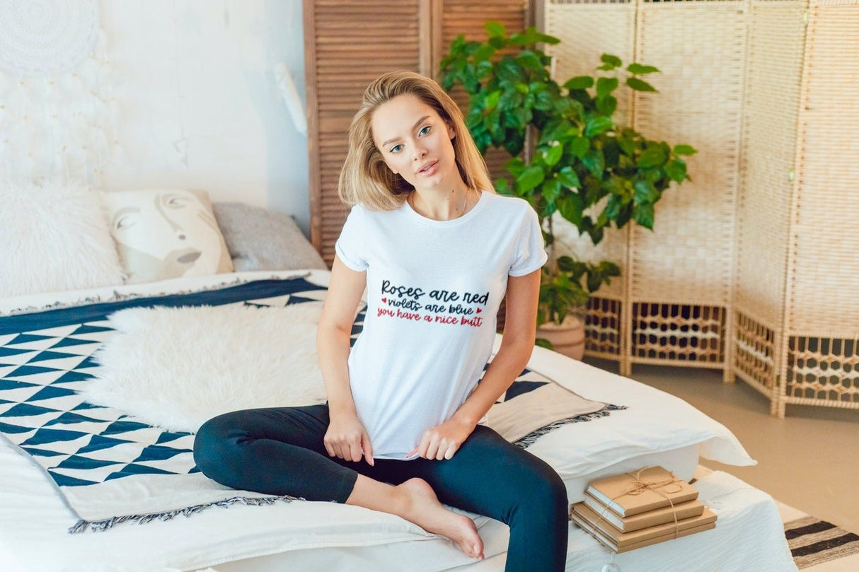 Roses Are Red Violets Are Blue You Have a Nice Butt SVG Cut File