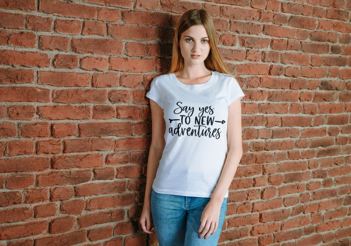 Say Yes To New Adventures SVG Cut File
