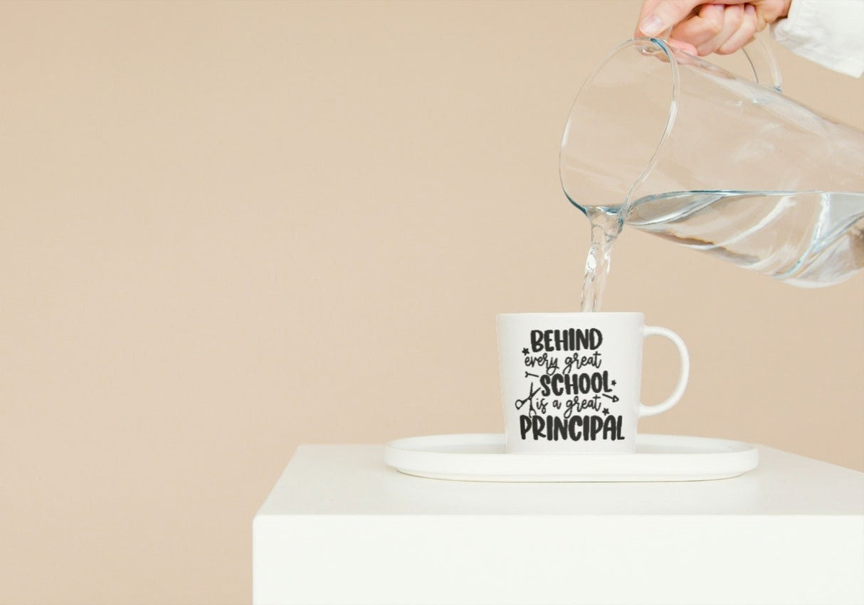 Behind Every Great School Is a great Principal SVG Cut File