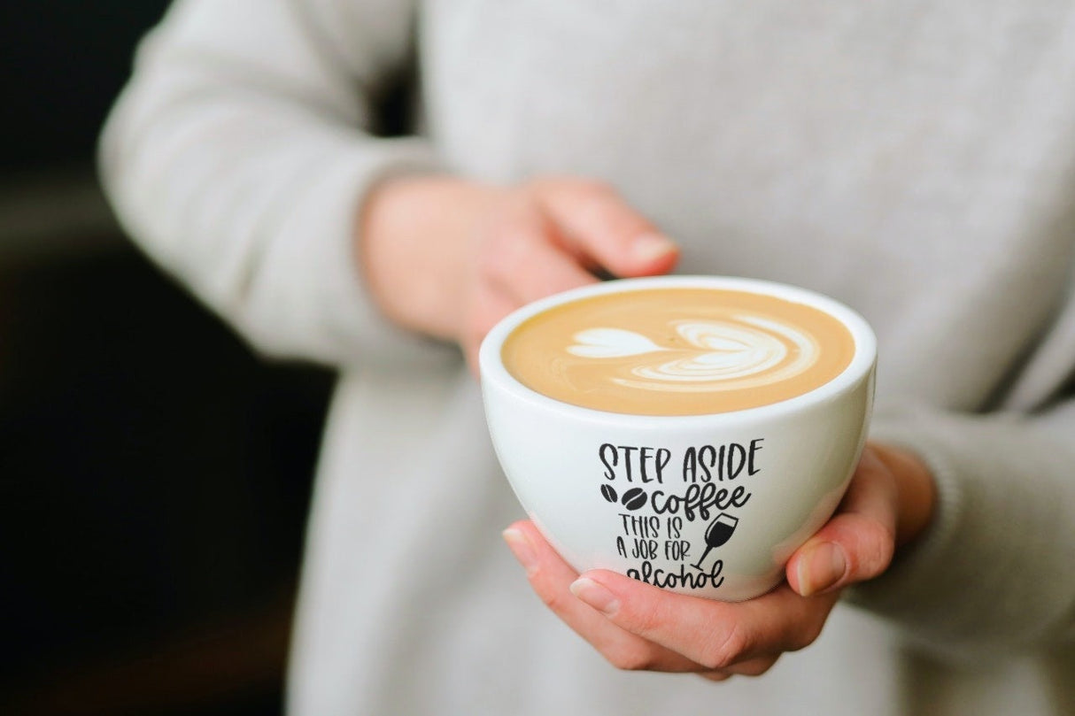 Step Aside Coffee This Is a Job For Alcohol SVG Cut File