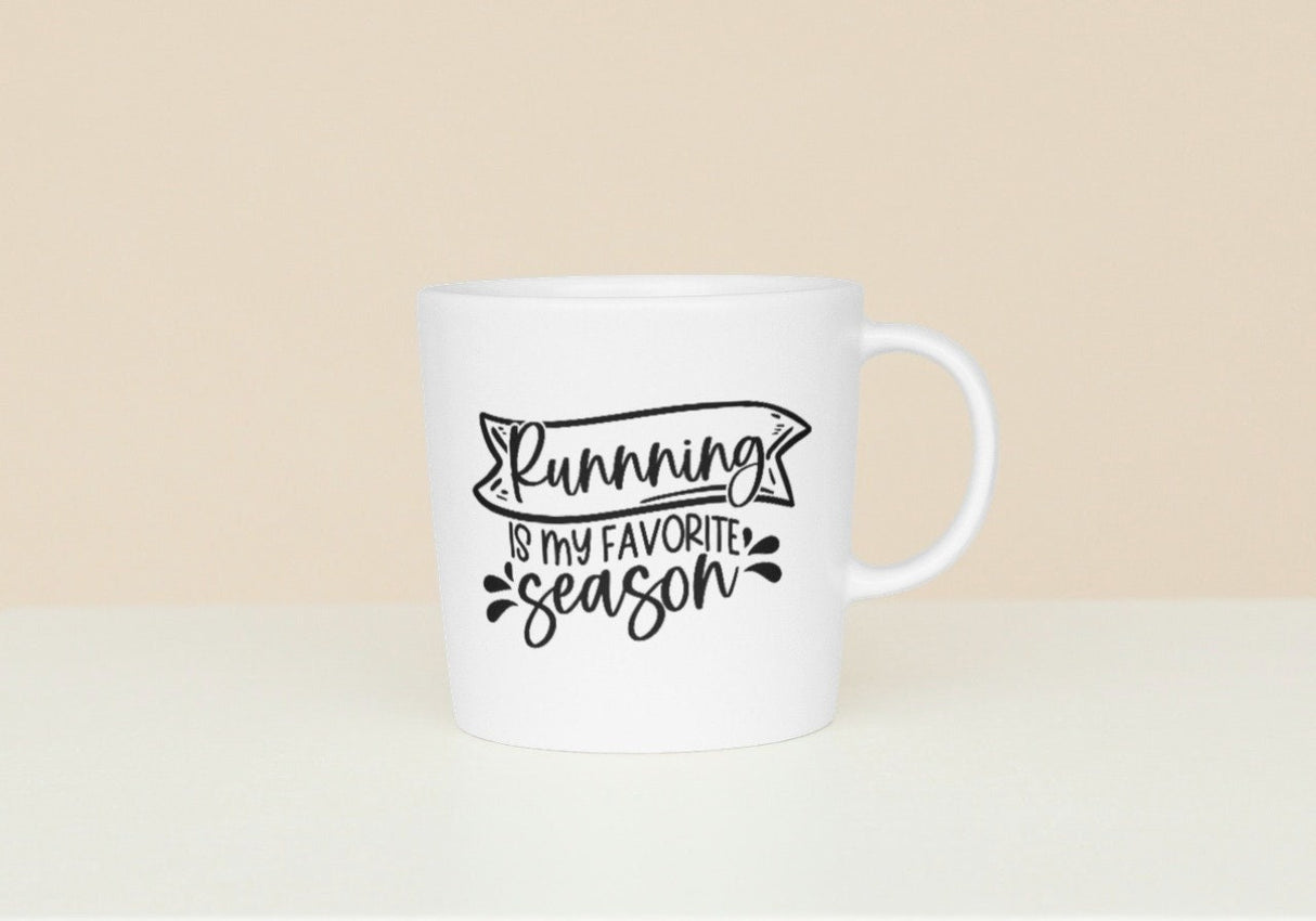 Running Is My Favorite Season SVG Cut File