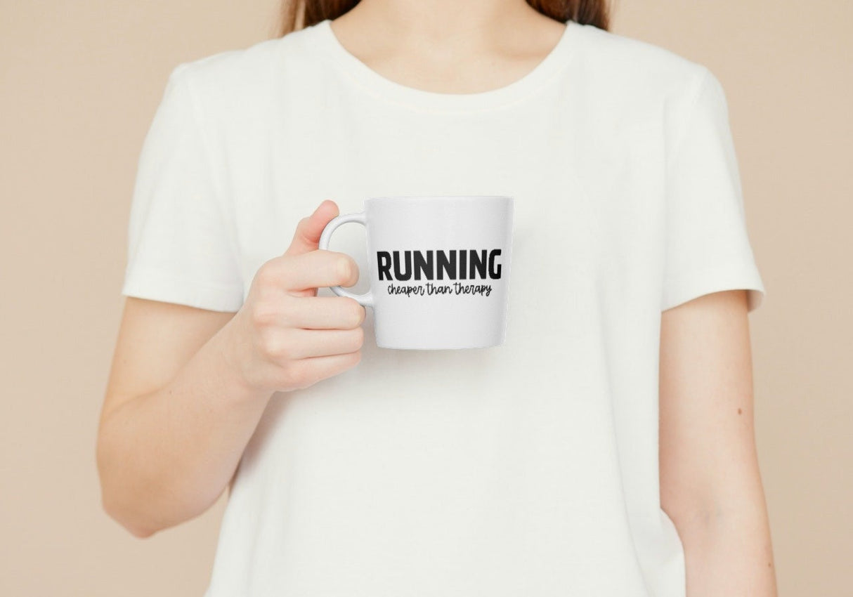 Running Cheaper Than Therapy SVG Cut File