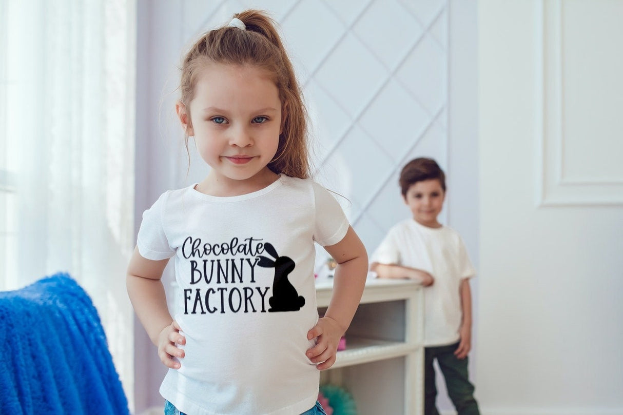 Chocolate Bunny Factory SVG Cut File