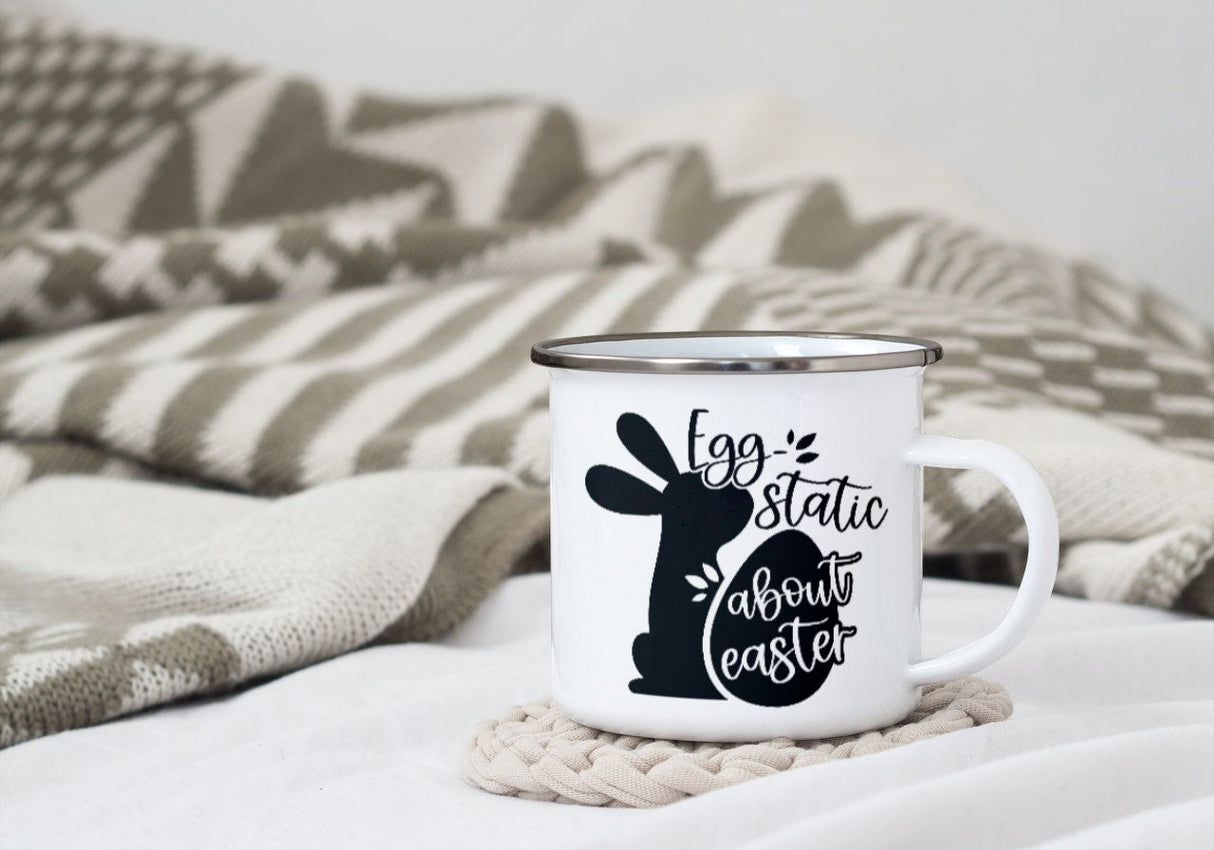 Eggstatic about Easter SVG Cut File