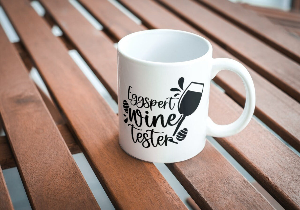 Eggspert Wine Tester SVG Cut File