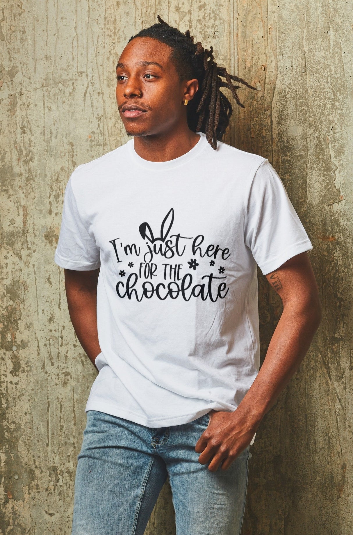 Just Here For The Chocolate SVG Cut File