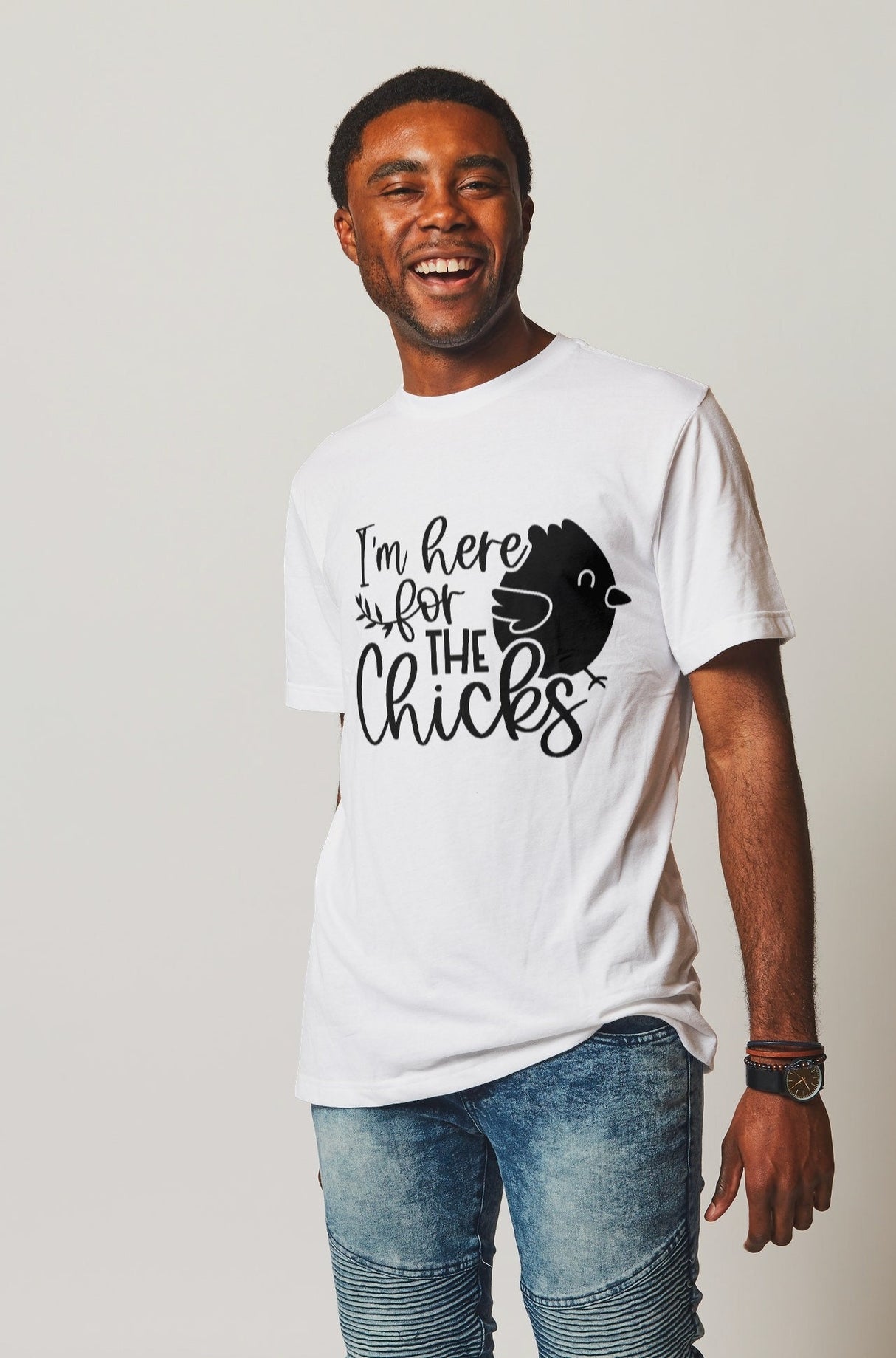 Im Here for the Chicks SVG Cut File