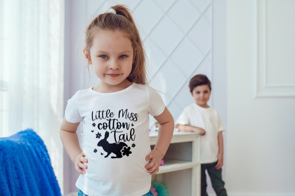 Little Miss cotton Tail SVG Cut File