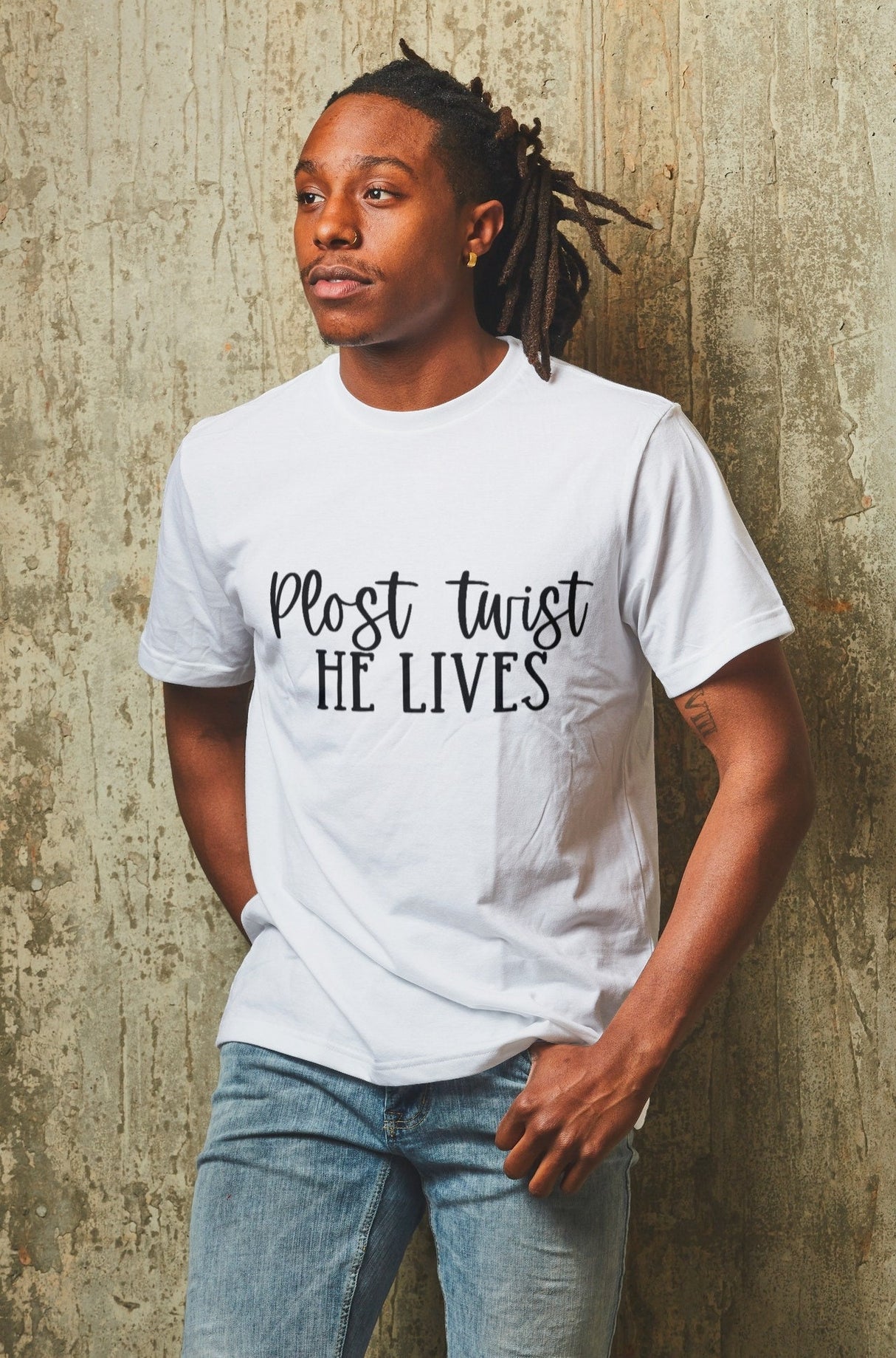 Plot Twist He Lives SVG Cut File