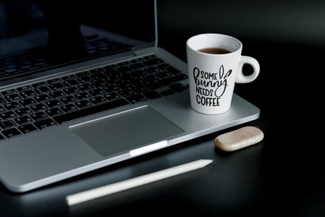 Some Bunny Needs Coffee SVG Cut File