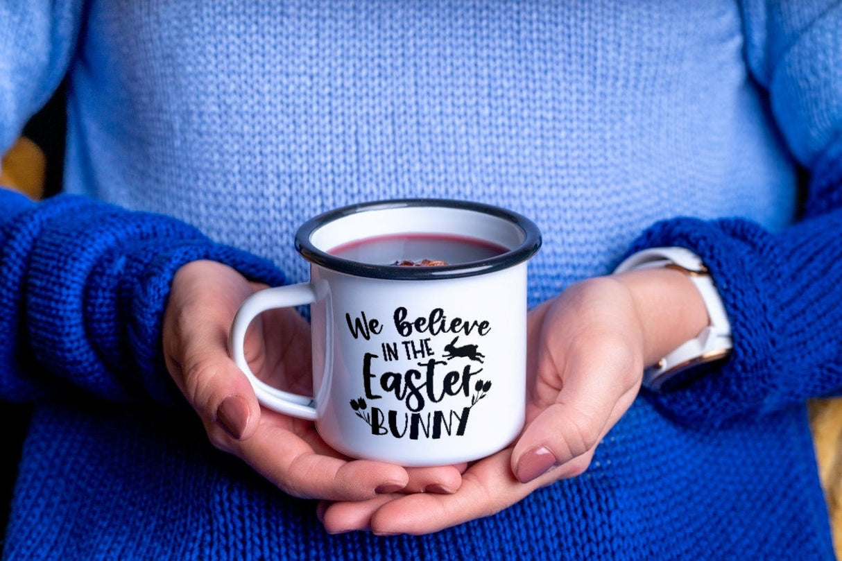 We Believe In The Easter Bunny SVG Cut File