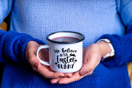We Believe In The Easter Bunny SVG Cut File