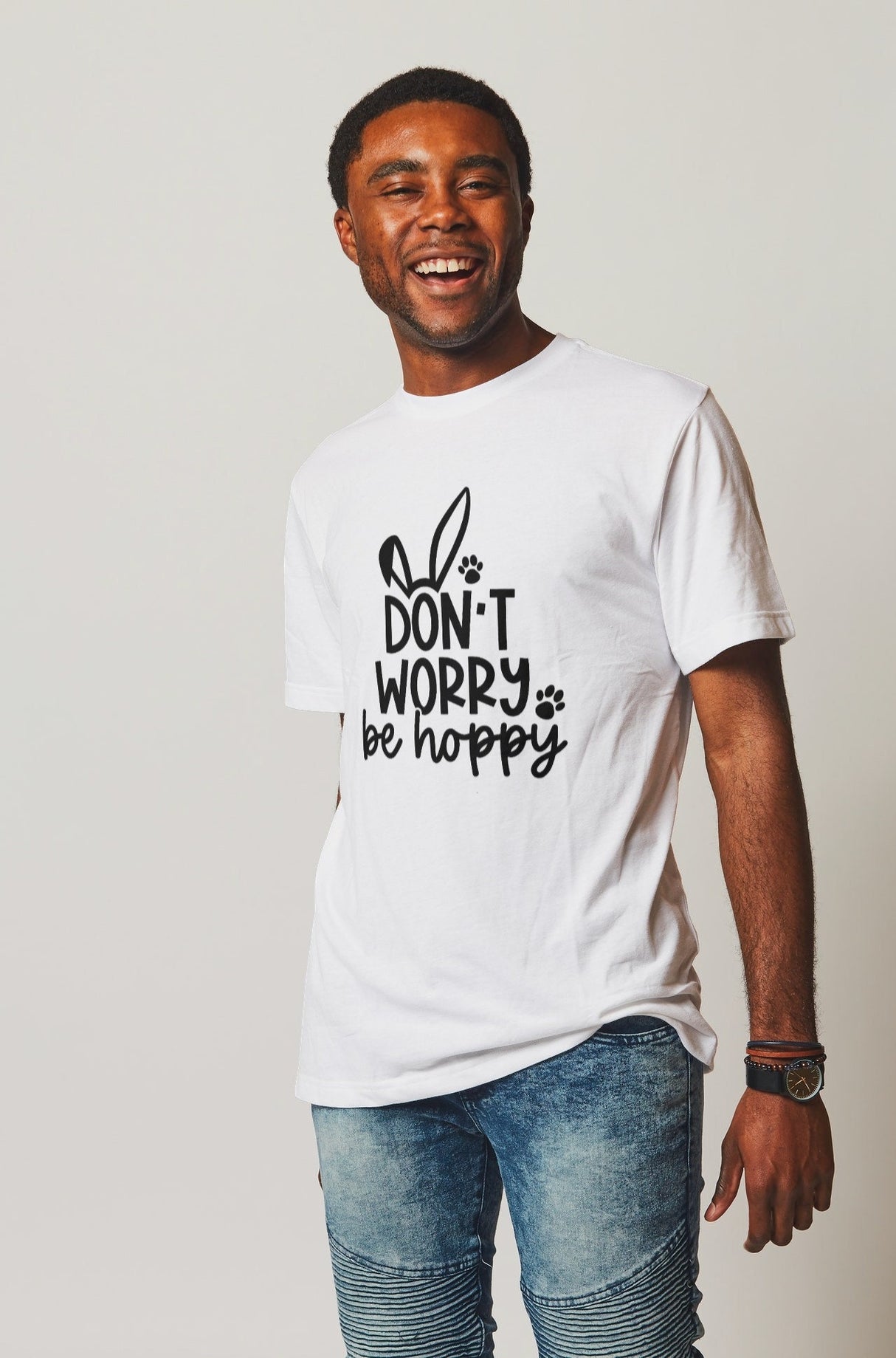 Dont Worry Be Hoppy SVG Cut File