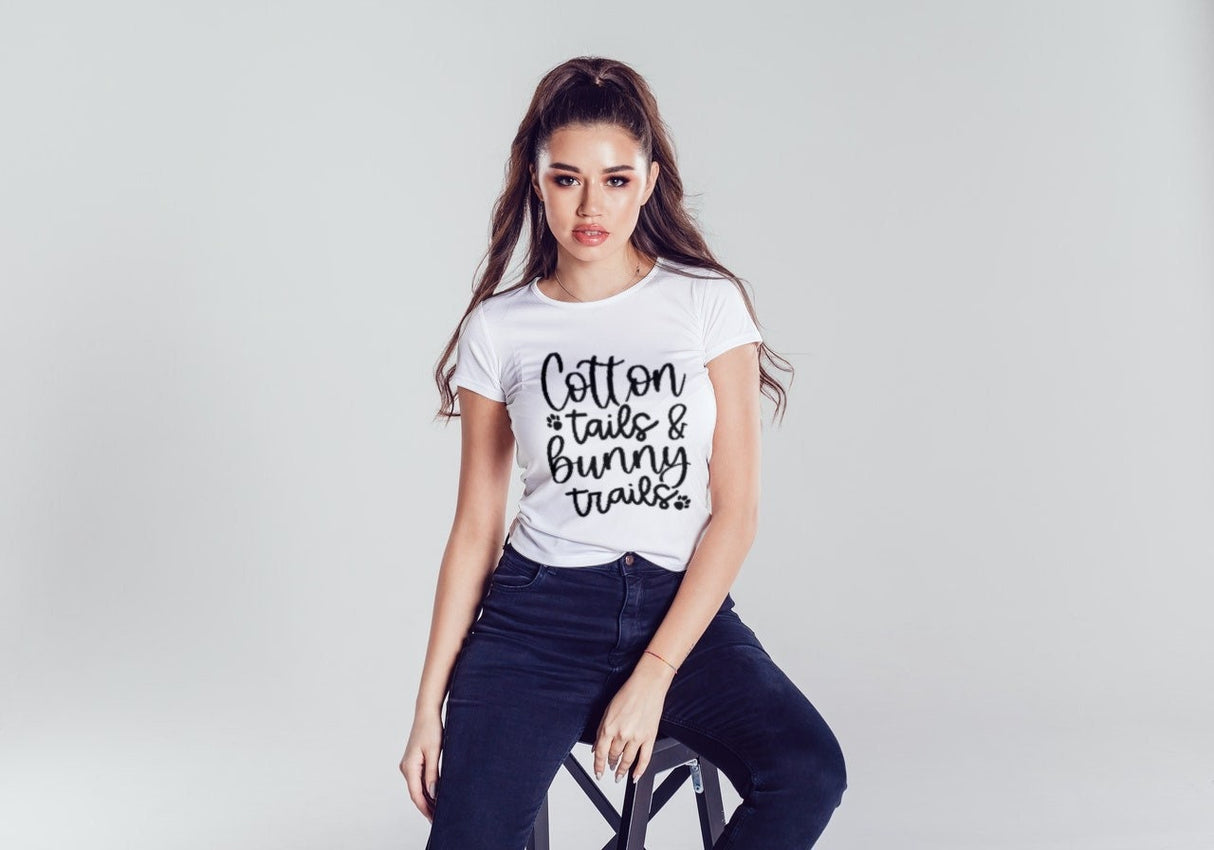 Cotton Tails & Bunny Trails SVG Cut File