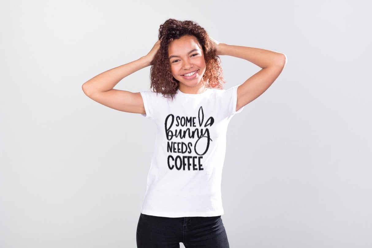 Some Bunny Needs Coffee SVG Cut File