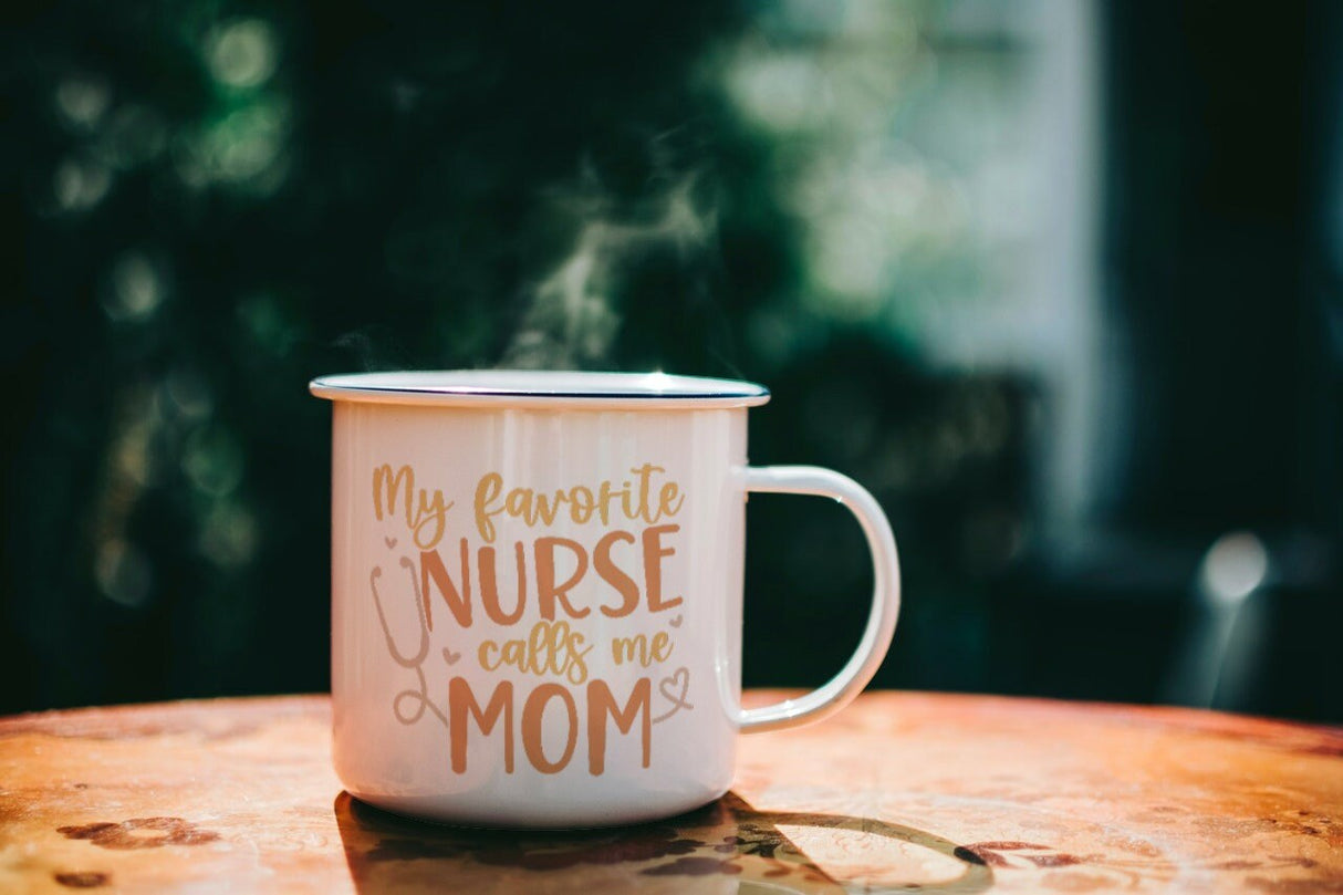 My Favorite Nurse Calls Me Mom SVG Cut File
