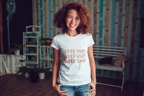 Super Mom Super Wife Super Tired SVG Cut File