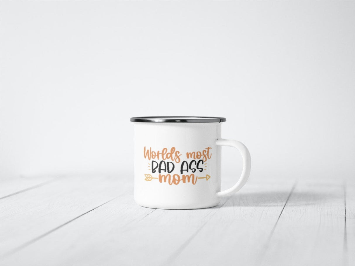 Worlds Most Bad Ass Mom SVG Cut File