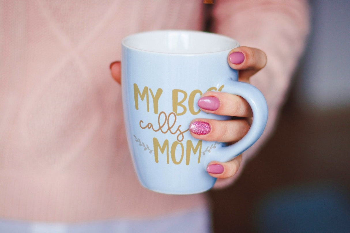 My Boss Calls Me Mom SVG Cut File