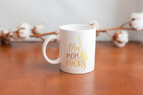 My Mom Rocks SVG Cut File
