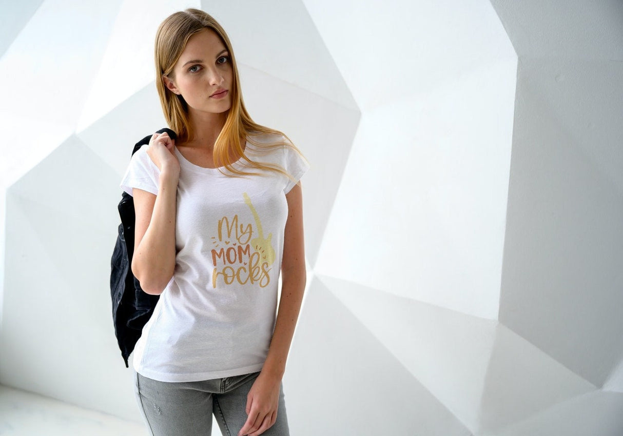 My Mom Rocks SVG Cut File