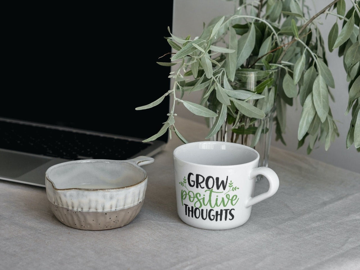 Grow Positive Thoughts SVG Cut File