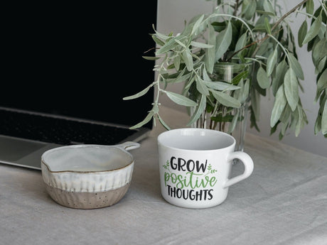 Grow Positive Thoughts SVG Cut File