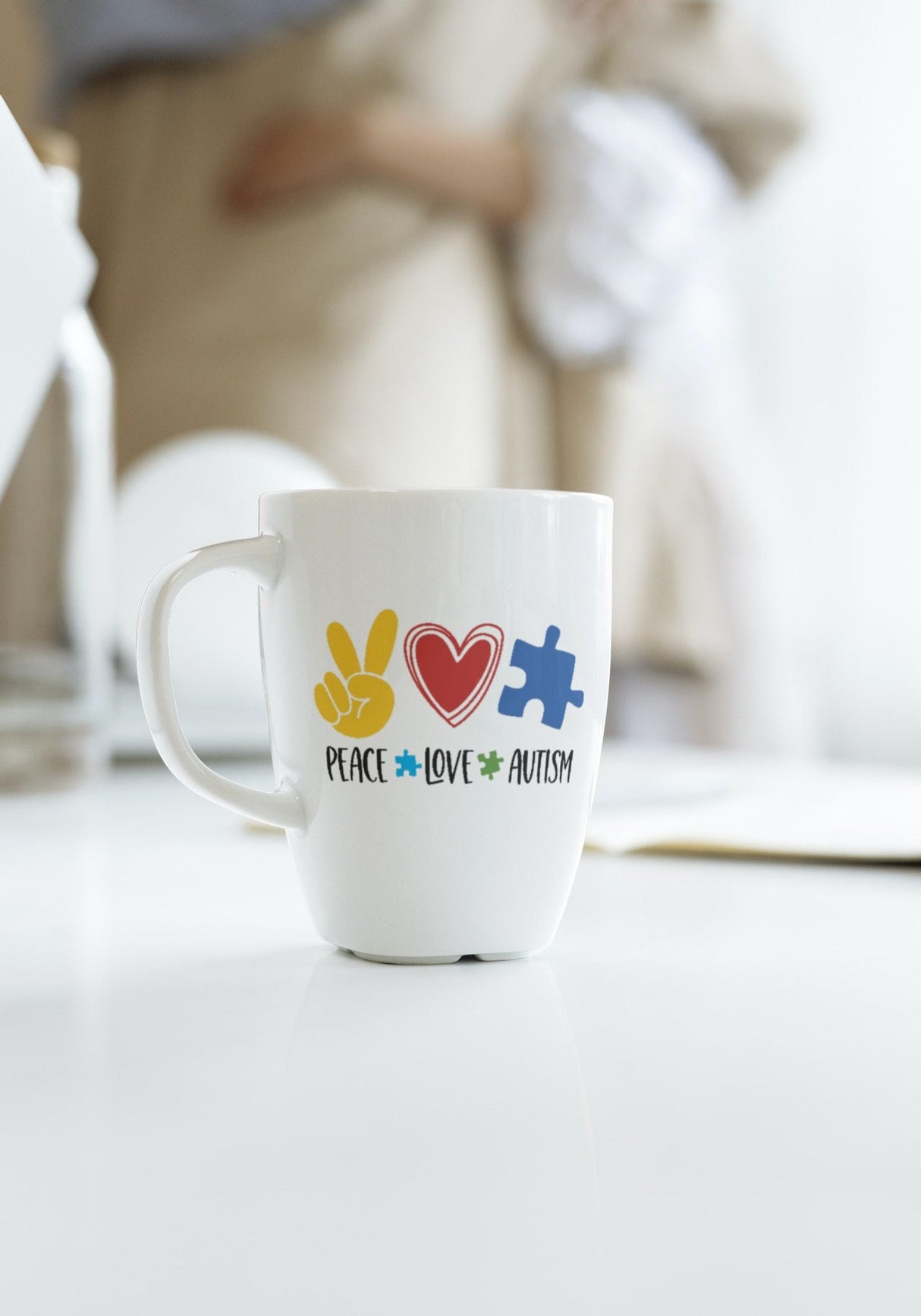 Peace Love Autism SVG Cut File