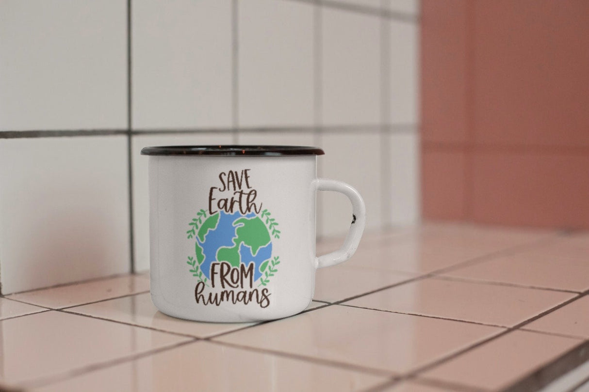 Save Earth From Humans SVG Cut File