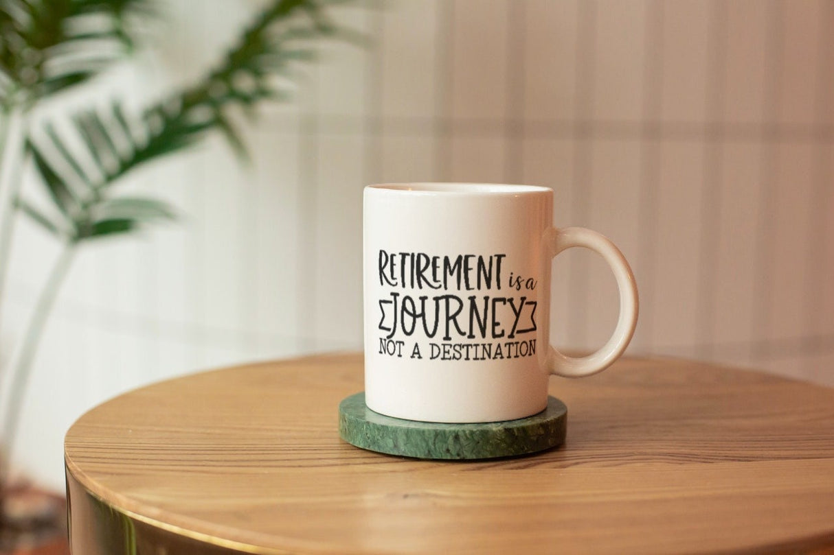 Retirement Is A Journey Not A Destination SVG Cut File