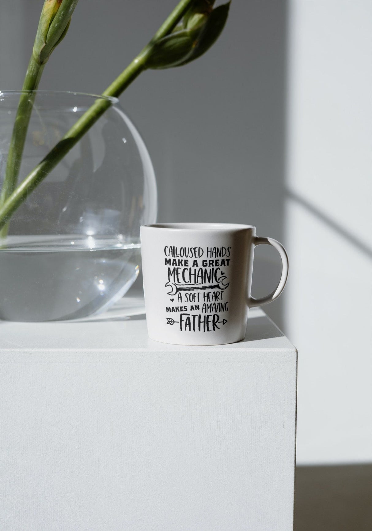 Calloused Hand Make A Great Mechanic - Soft Heart SVG Cut File