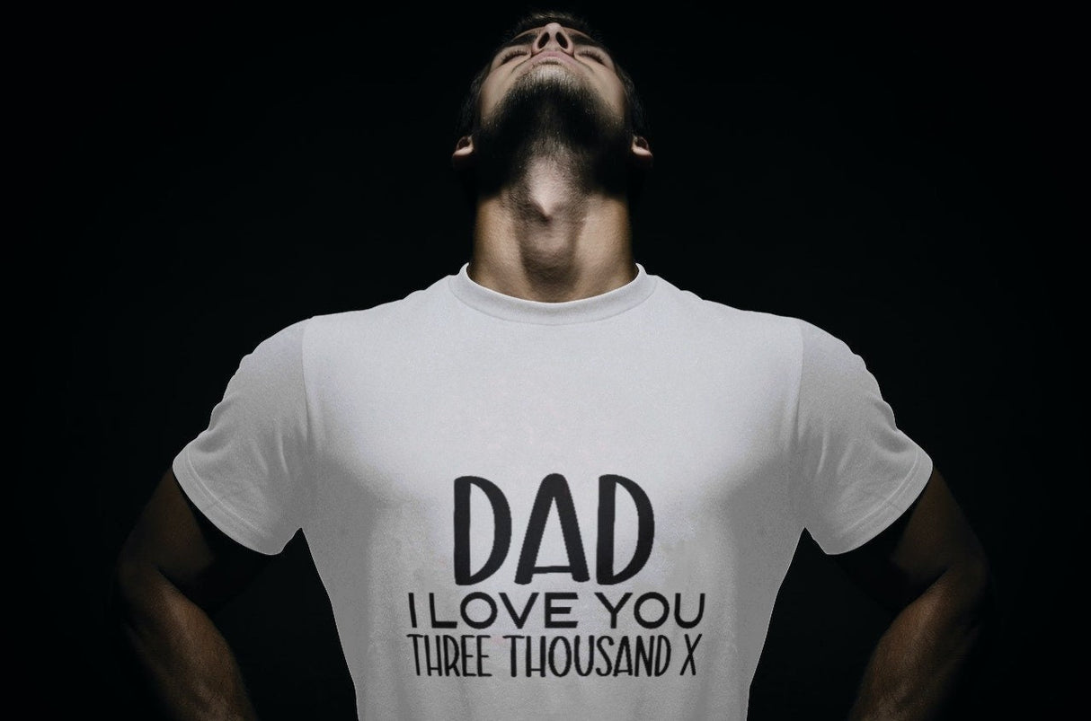 Dad I love You 3 Thousand X SVG Cut File