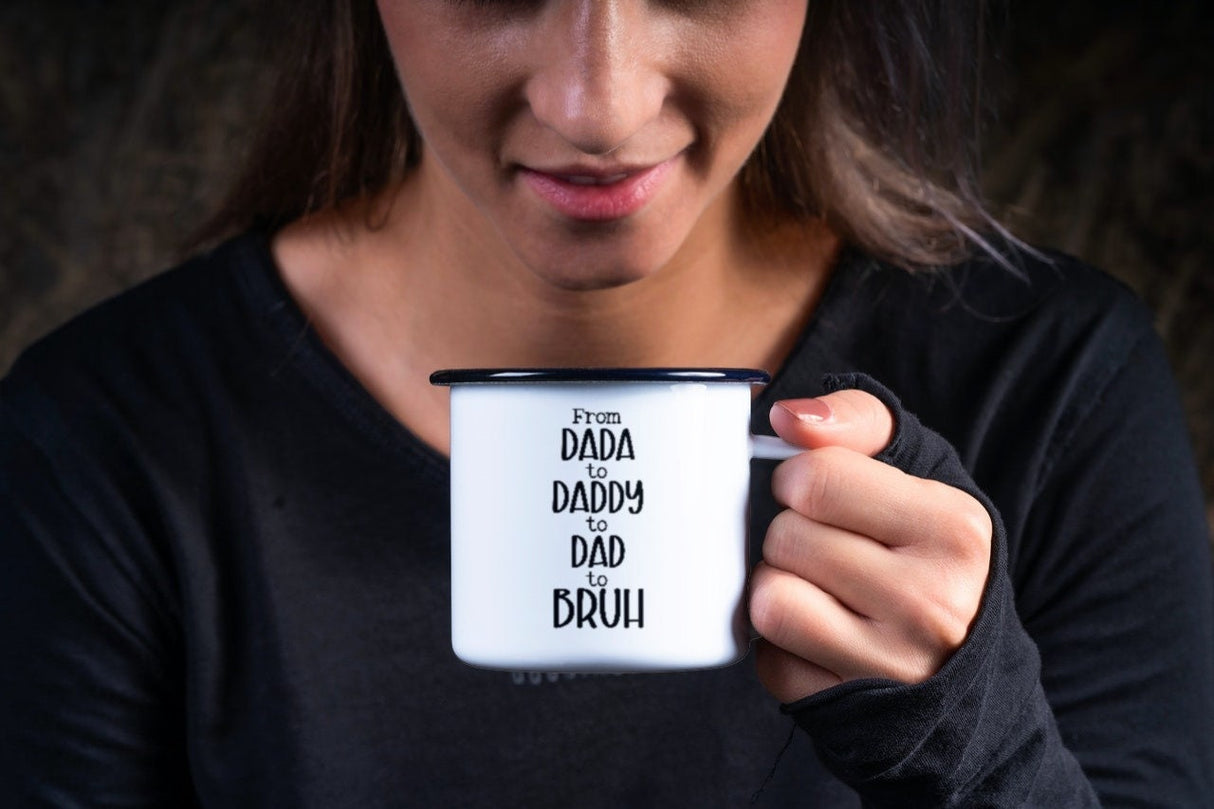 From Dada to Daddy To Dad To Bruh SVG Cut File