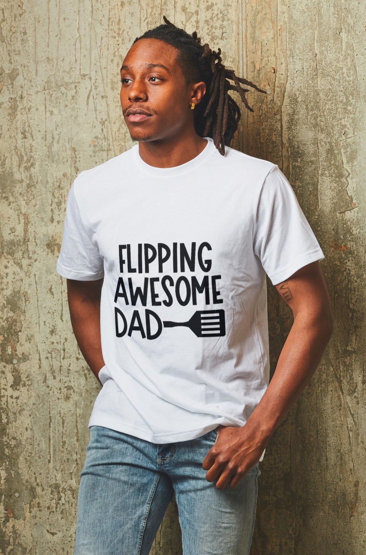 Flipping Awesome Dad SVG Cut File