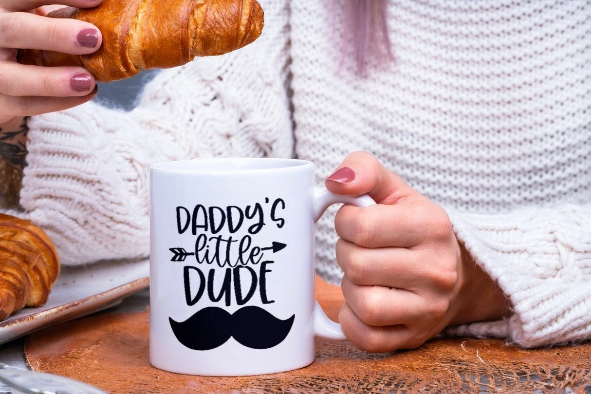 Daddys Little Dude SVG Cut File