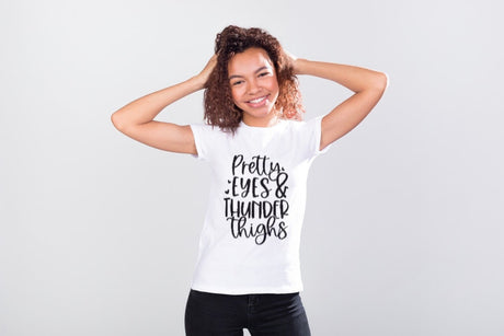 Pretty Eyes & Thunder Thighs SVG Cut File