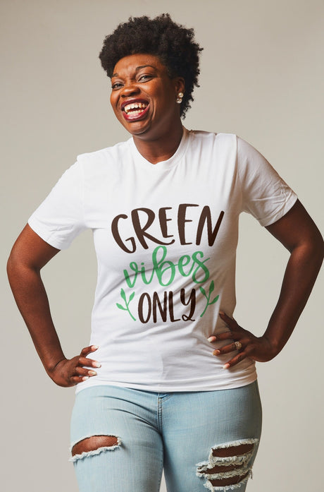 Green Vibes Only SVG Cut File