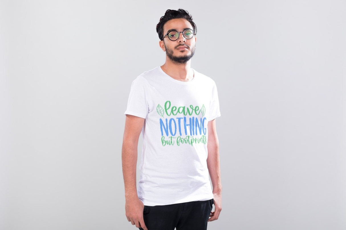 Leave Nothing But Footprints SVG Cut File