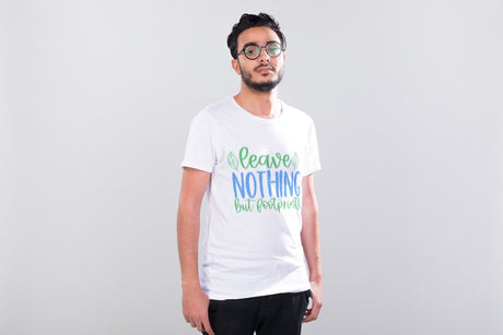 Leave Nothing But Footprints SVG Cut File