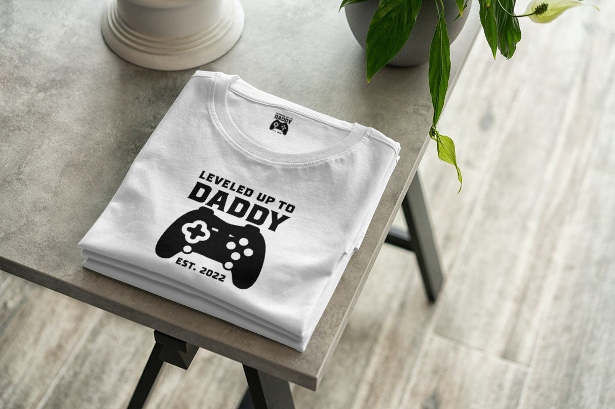 Leveled Up To Daddy 2022 SVG Cut File