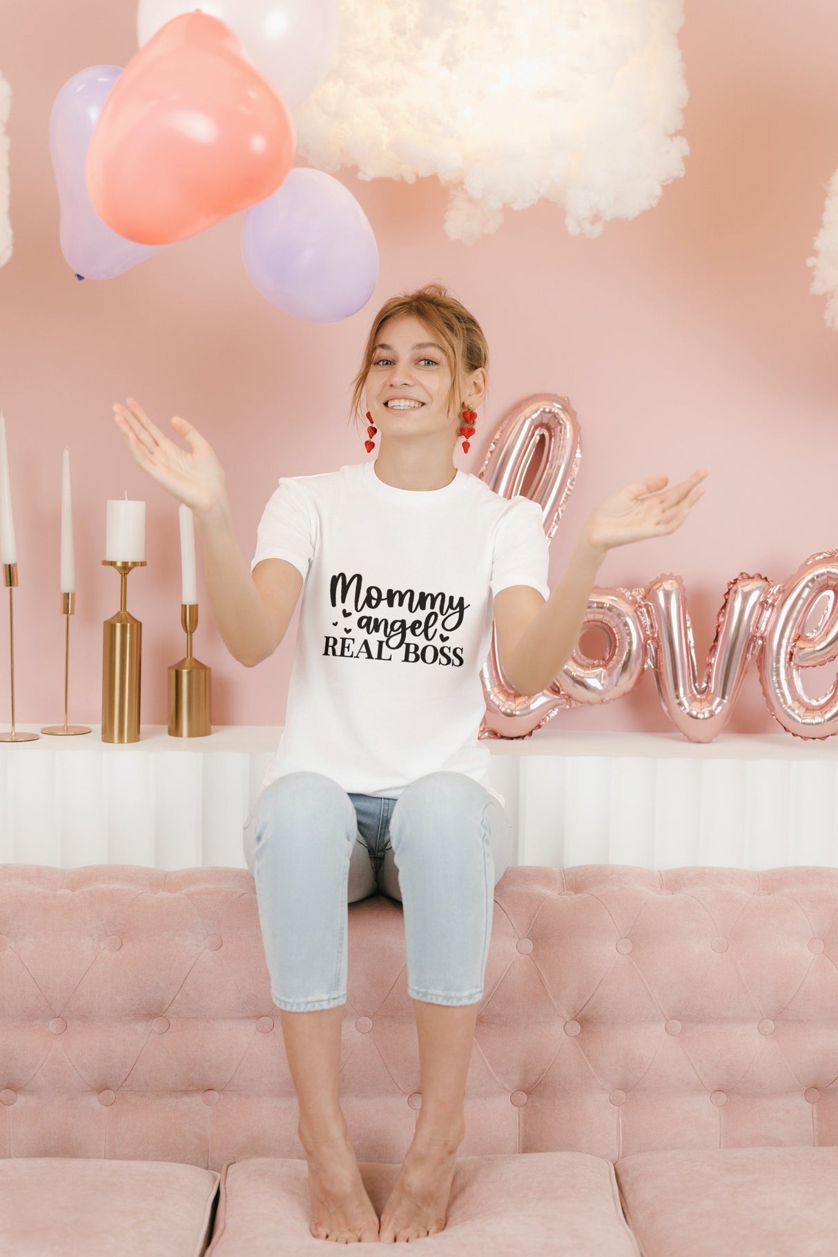 Mommy Angel Real Boss SVG Cut File