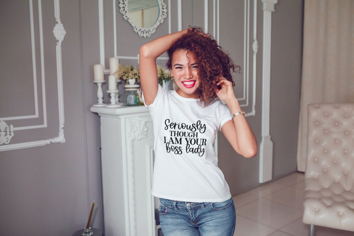 Seriously Though I am Your Boss Lady SVG Cut File