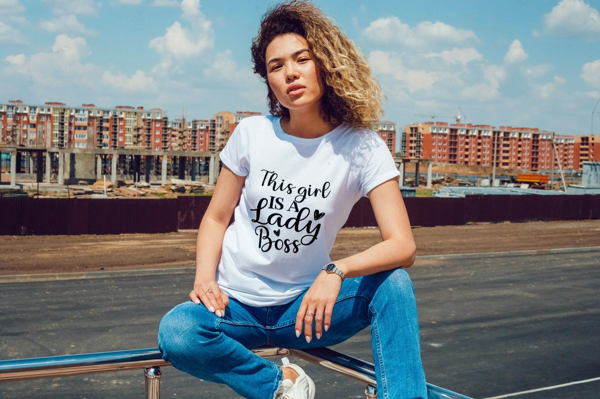 This Girl Is A Lady Boss SVG Cut File
