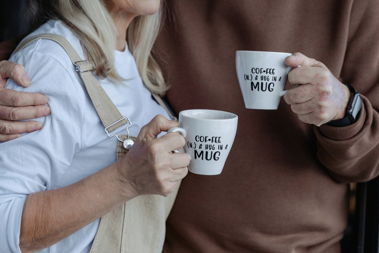 Coffee Noun A hug in a   SVG Cut File