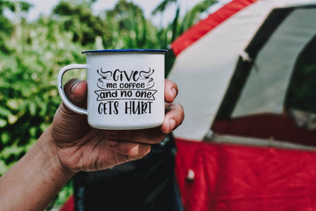 Give Me Coffee And No One Gets Hurt SVG Cut File