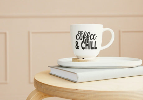 Ice Coffee & chill SVG Cut File