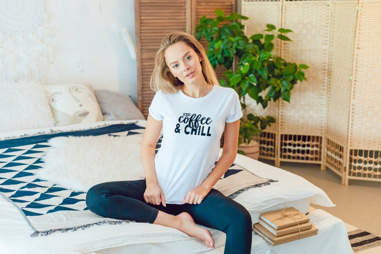 Ice Coffee & chill SVG Cut File